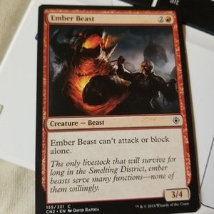 Ember beast magic card